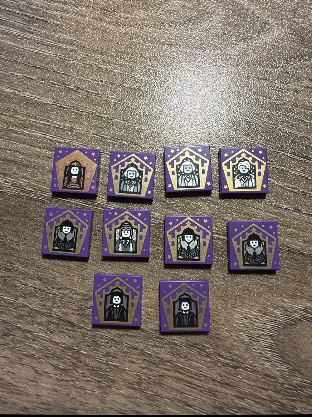 Lot of 10 Lego Harry Potter Chocolate Frog Cards
